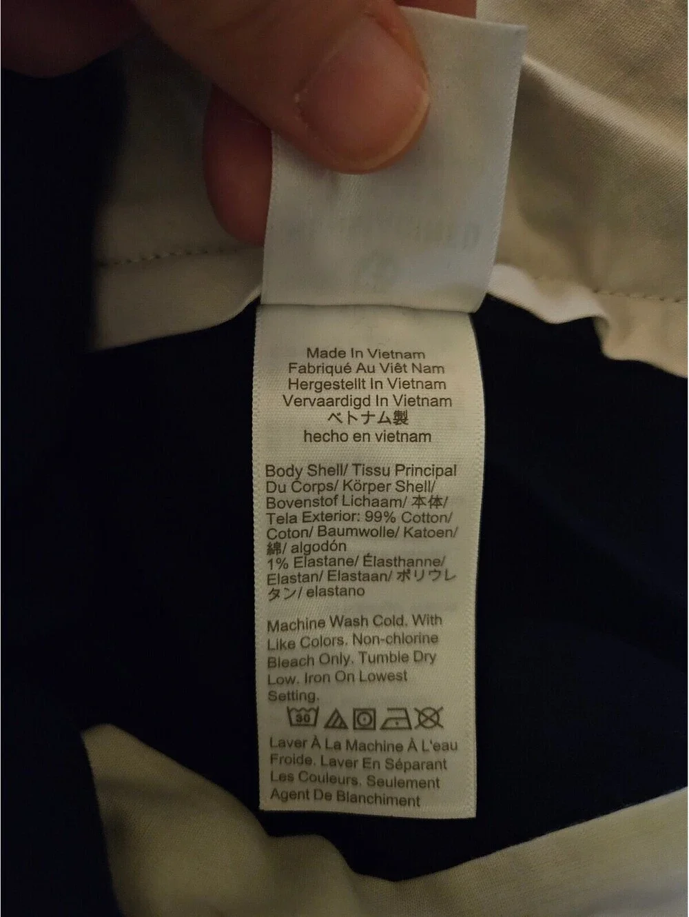 J Crew 38x32 navy blue chino straight leg pants